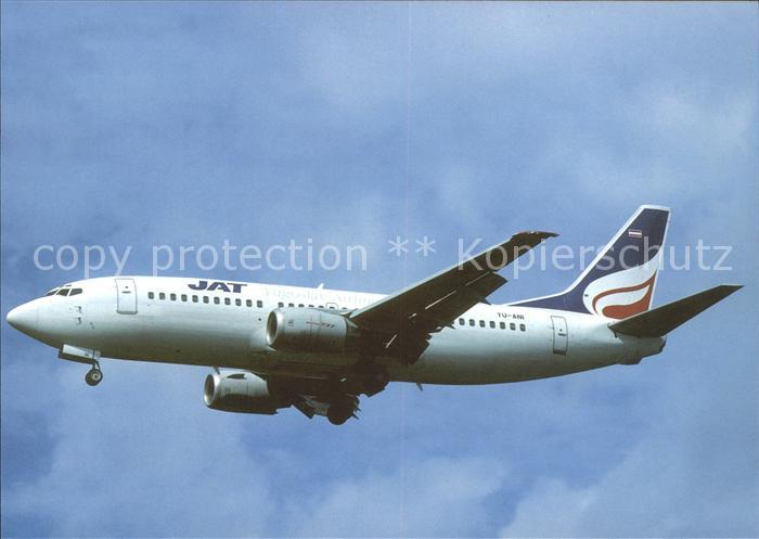Flugzeuge Zivil JAT B-737-3H9 YU-ANI /n 23416