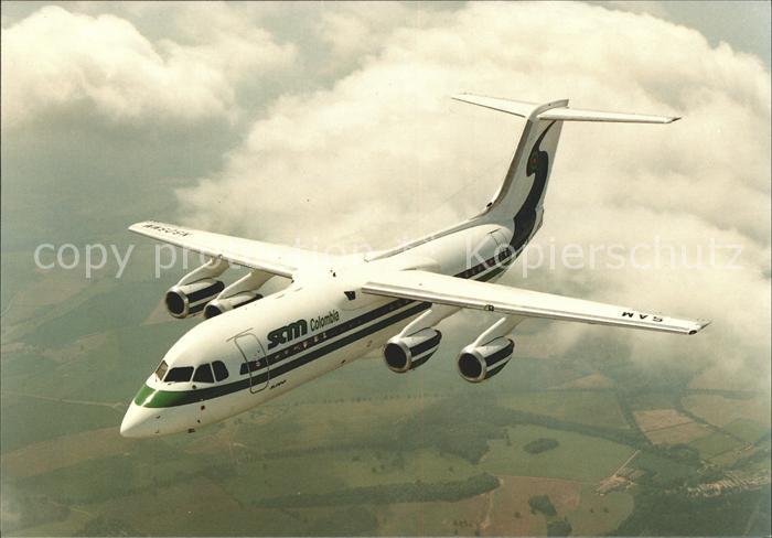Flugzeuge Zivil SCM Colombia AVRO RJ 100 Avroleiner BAe 146-100 N505MM cn 3242