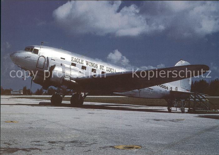 Flugzeuge Zivil Eagle Wings St. Lucia McDDouglas DC-3 N10004 c/n unknown
