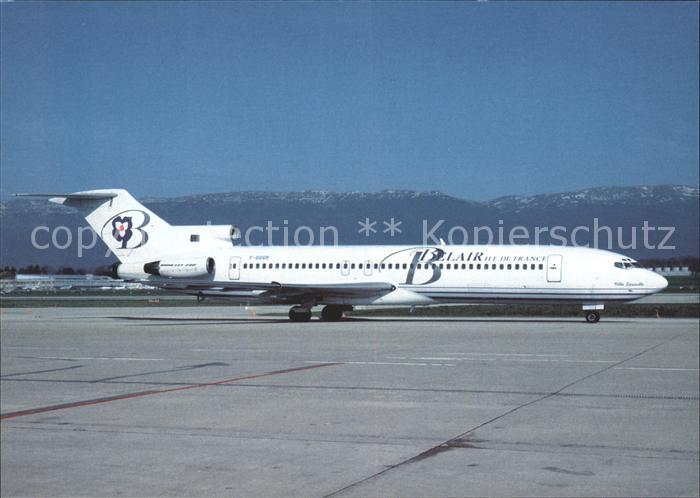 Flugzeuge Zivil Belair Boeing 727-2H3 Adv. F-GGGR cn 20
