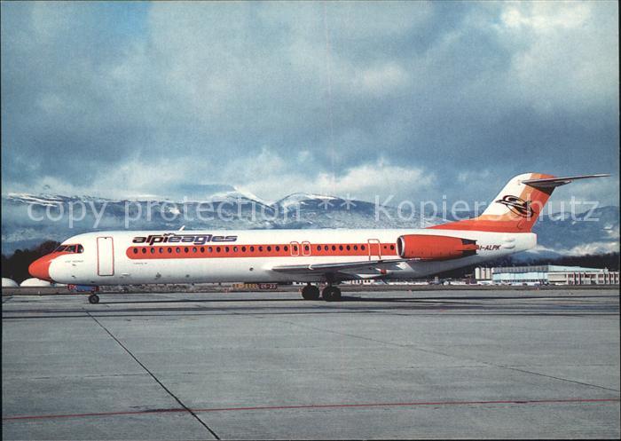 Flugzeuge Zivil Alpieagles Fokker 100 I-ALPK cn 11244