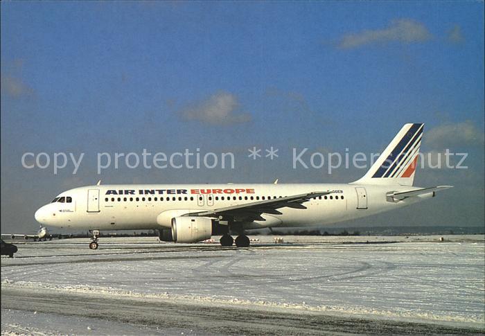 Flugzeuge Zivil Air Inter Europe A320 F-GGEB