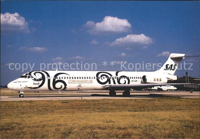 Flugzeuge Zivil SAS Copenhagen 96 MD-80 SE-DIP