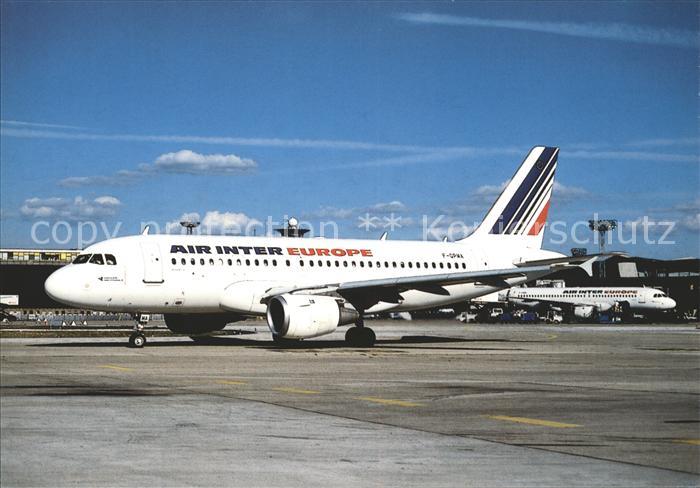 Flugzeuge Zivil Air Inter Europe A319 F-GPMA