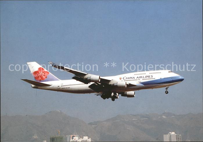 Flugzeuge Zivil China Airlines Boeing B747-400 B-164