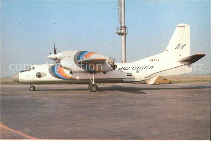 Flugzeuge Zivil Aeronica Antonov 32 YN-CBV