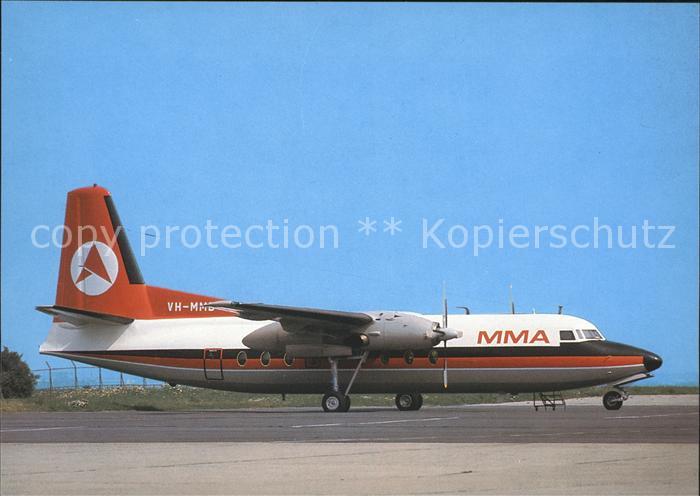 Flugzeuge Zivil MMA Mac Robertson Miller Airlines Fokker F27 Mk300 VH-MMB