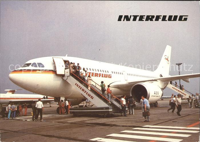 Flugzeuge Zivil Interflug A310