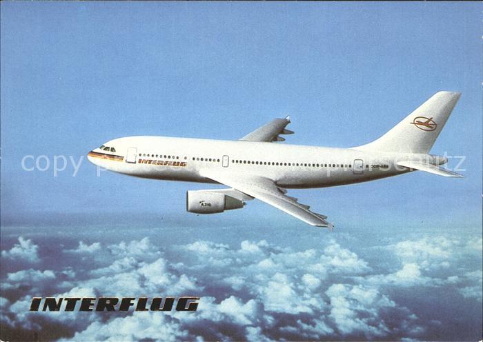 Flugzeuge Zivil Interflug A310