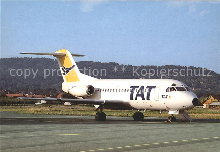Flugzeuge Zivil TAT Fokker F28-1000 F-GIMH