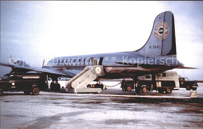 Flugzeuge Zivil Northwest Airlines NWA Douglas DC-4 NC95411