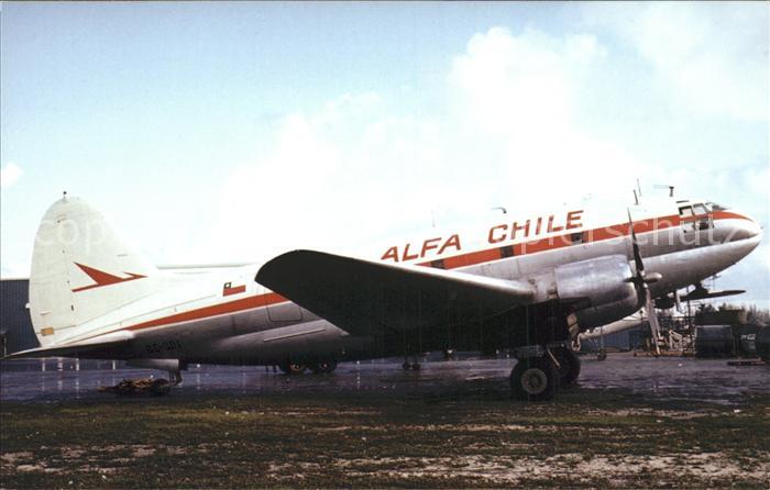 Flugzeuge Zivil Alfa Chile Curtiss C-46 Commando