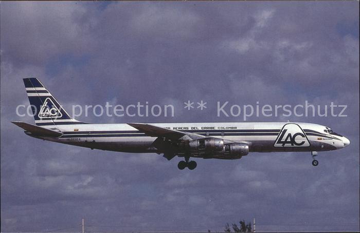Flugzeuge Zivil LAC Colombia Douglas DC-8F-54 c/n 45768