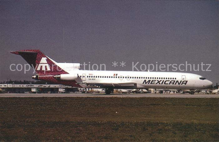 Flugzeuge Zivil Mexicana Boeing 727-264 c/n 22663 XA-MX