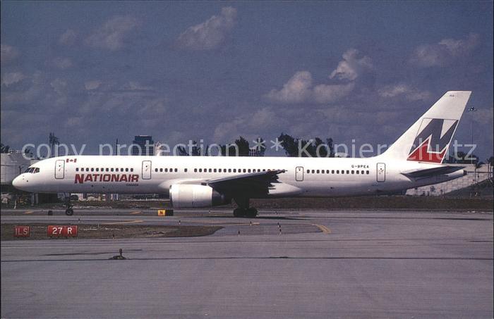 Flugzeuge Zivil Nationair Boeing 757-236 ER c/n 24370 G