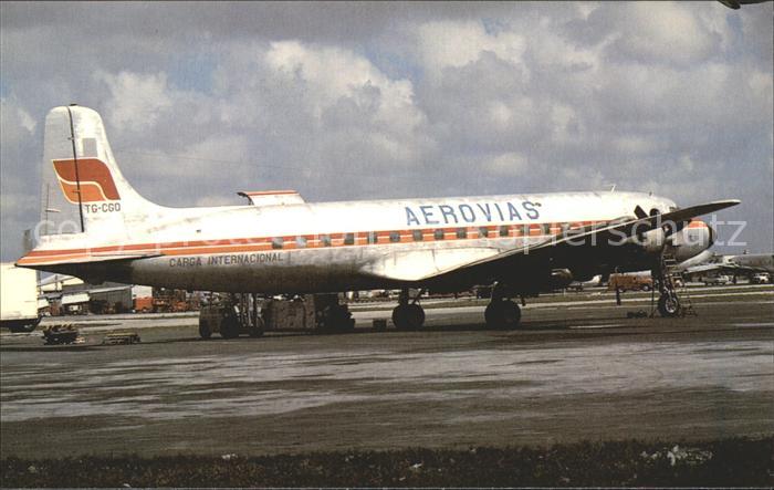 Flugzeuge Zivil Aerovias McDonnell Douglas DC-6 TG-CGO