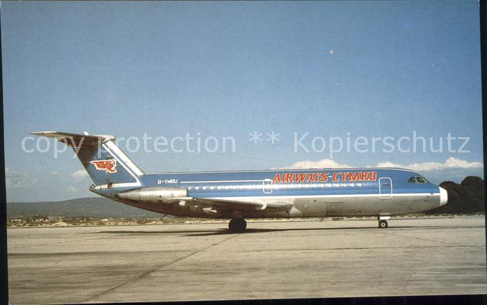 Flugzeuge Zivil Airways Cymru BAE-111-304AX G-YMRU c/n 110
