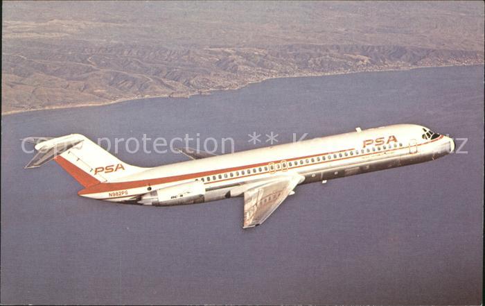 Flugzeuge Zivil PSA Pacific Southwest Airlines McDonnell Douglas DC-9-31
