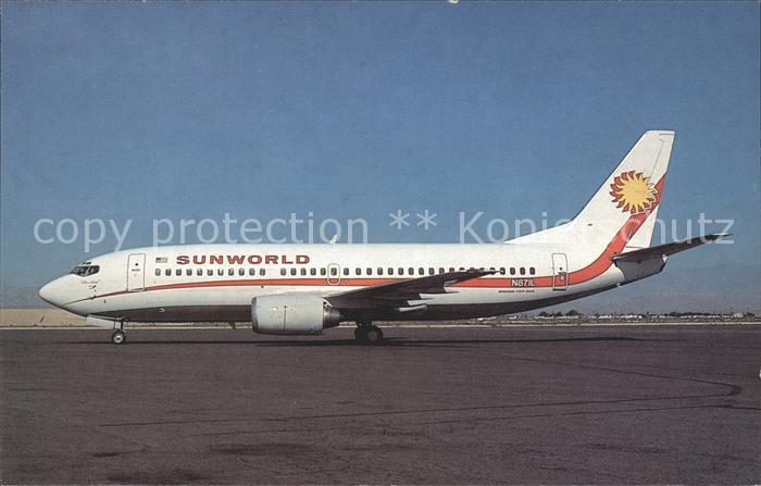 Flugzeuge Zivil Sunworld Boeing 737-3Q8