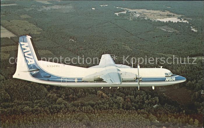 Flugzeuge Zivil Mississippi Valley Airlines Inc. Fokker