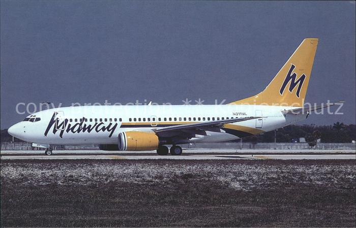 Flugzeuge Zivil Midway Airlines Boeing 737-700 N311ML