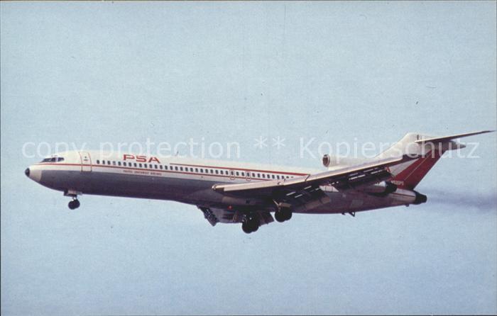 Flugzeuge Zivil PSA Pacific Southwest Airlines Boeing 727