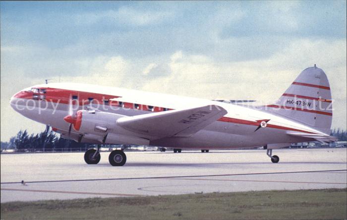 Flugzeuge Zivil Texaco Curtiss C-46 Commando HK-473W