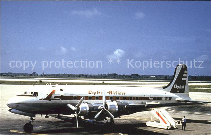Flugzeuge Zivil Capital Airlines Douglas DC-6 N88864