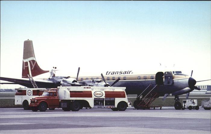 Flugzeuge Zivil Transair Douglas DC-7