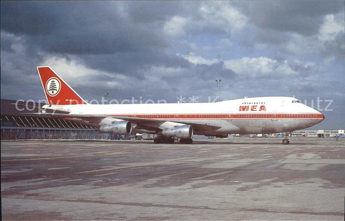 Flugzeuge Zivil MEA Middle East Airlines Boeing B747-284B SCD OO-AGJ
