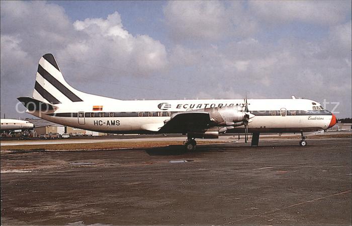 Flugzeuge Zivil Ecuatoriana Lockheed L.188A Electra HC-AMS c/n 1002