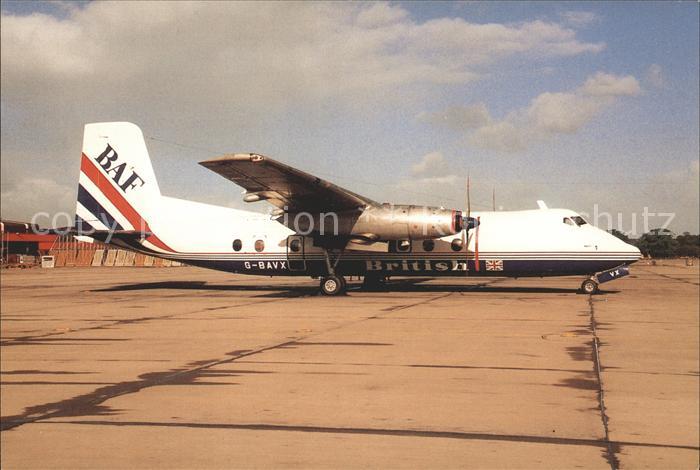 Flugzeuge Zivil British Air Ferries HPR7 Dart Herald 214 G-BAVX  c/n 194