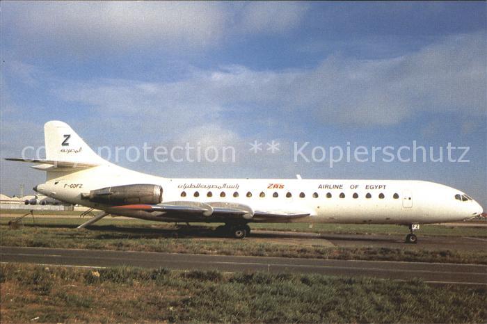 Flugzeuge Zivil ZAS Zarkani Aviation Services Egypte Caravelle 10B3 F-GDFZ c/n 2