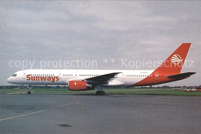 Flugzeuge Zivil Sunways B-757-236 G-BUDX c/n 25592