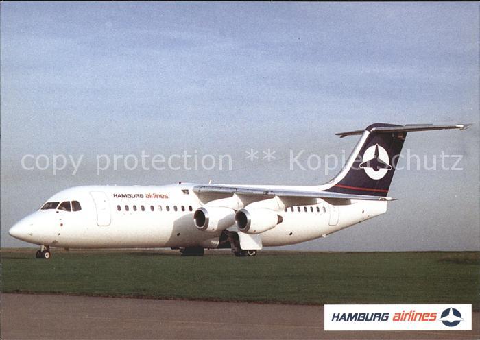 Flugzeuge Zivil Hamburg Airlines BAe 146-300