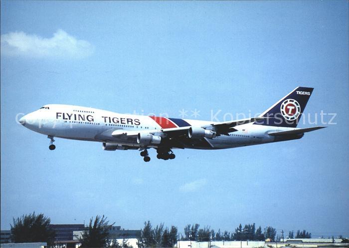 Flugzeuge Zivil Flying Tigers Boeing 747-124F N822FT cn