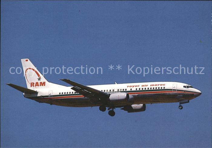 Flugzeuge Zivil RAM Royal Air Maroc Boeing 737-400 CN-RMF