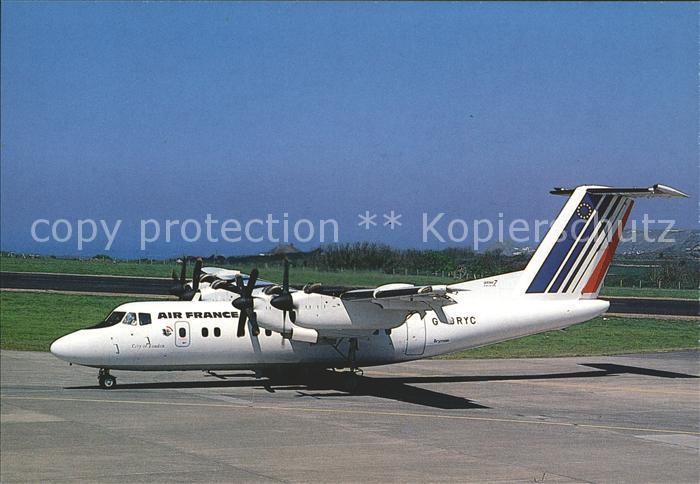 Flugzeuge Zivil Air France Brymon DeHavilland Dash 7 G-