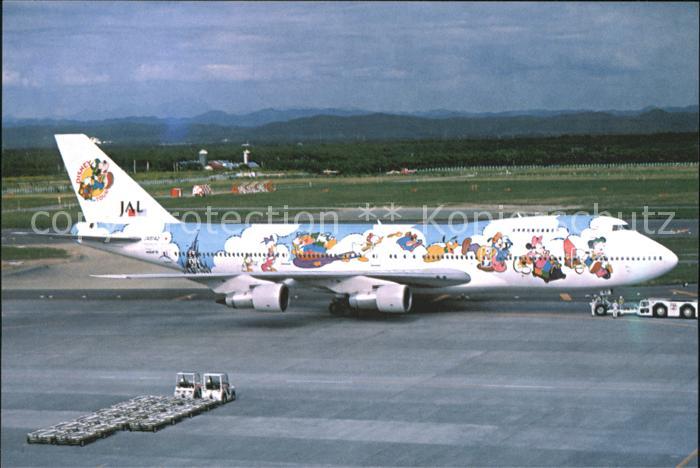 Flugzeuge Zivil JA Disney Tour Unicef Col. B747-146B NJA8142 c/n 22066