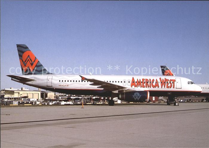 Flugzeuge Zivil America West A320-232 N643AW c/n unknown