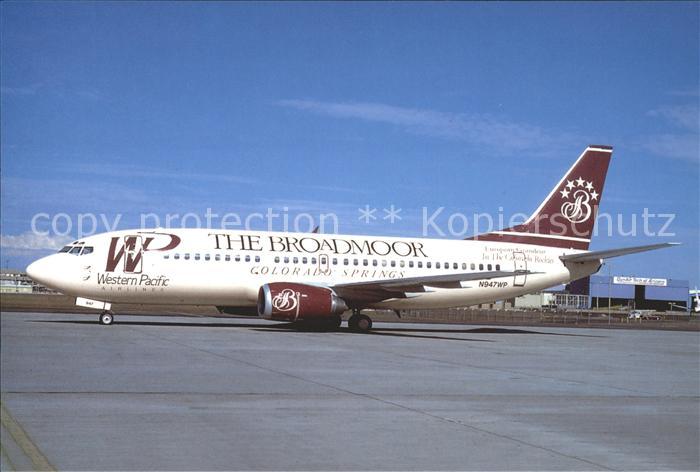 Flugzeuge Zivil Western Pacific The Broadmoor Boeing 73