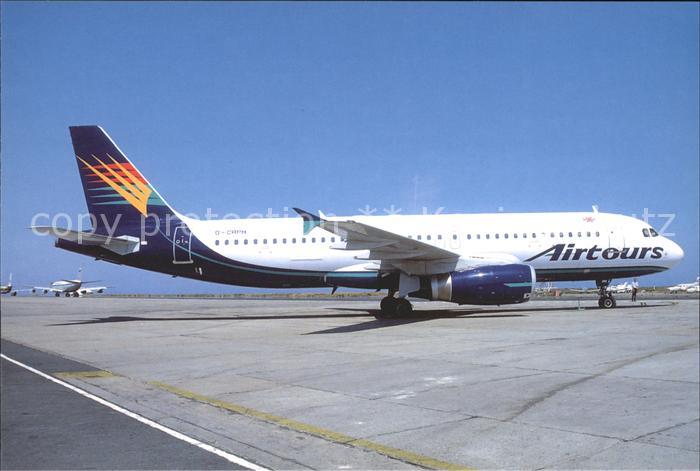 Flugzeuge Zivil Airtours Airbus 320 G-CRPH c/n unknown