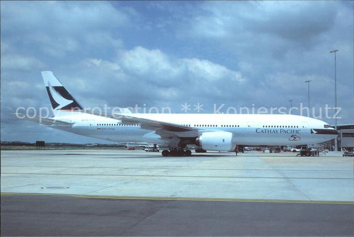 Flugzeuge Zivil Cathay Pacific Boeing 777-267 N77773 c/n unknown