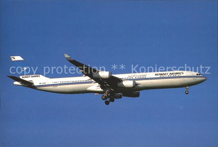 Flugzeuge Zivil Kuwait Airways A340-313 9K-ANC c/n 101