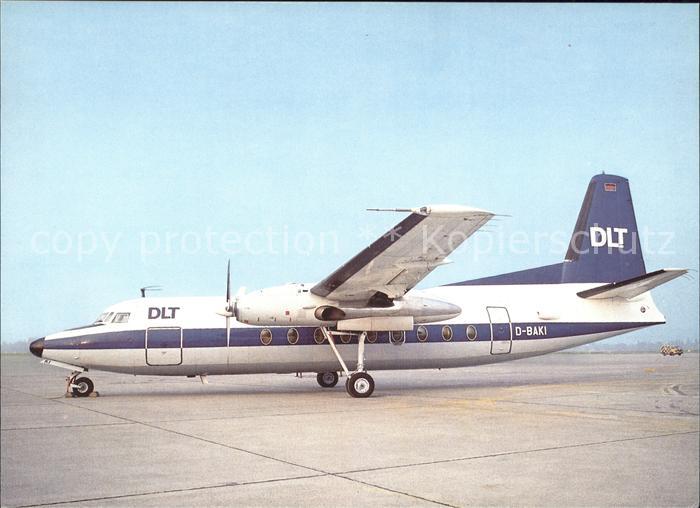 Flugzeuge Zivil DLT Fokker F27 D-BAKI