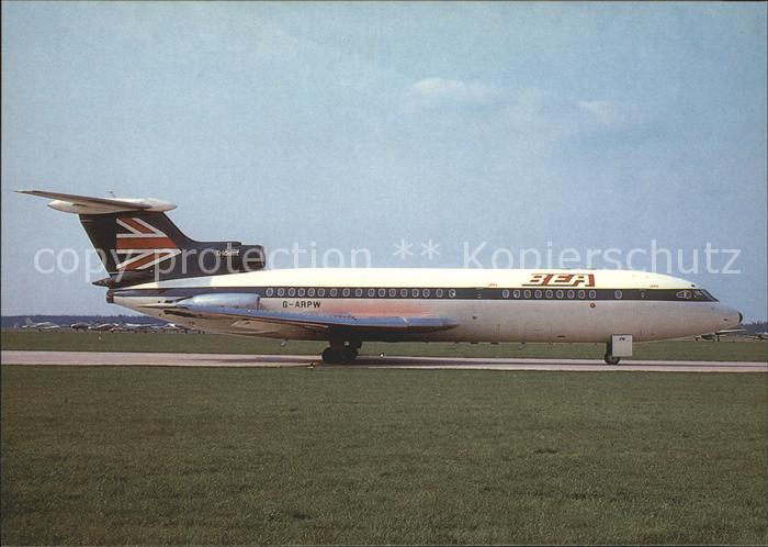 Flugzeuge Zivil British European Airways Hawker Siddele