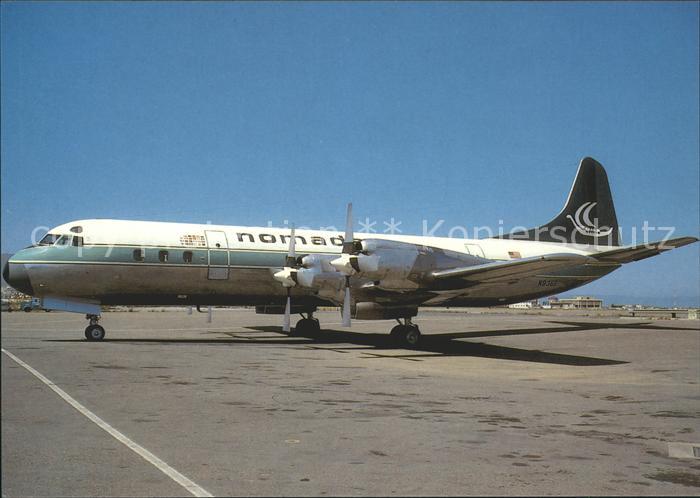 Flugzeuge Zivil Nomads Airlines Lockheed L-188 Electra