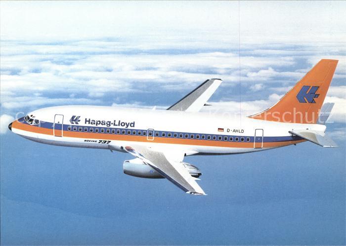 Flugzeuge Zivil Hapag Lloyd Boeing 737-200 D-AHLD