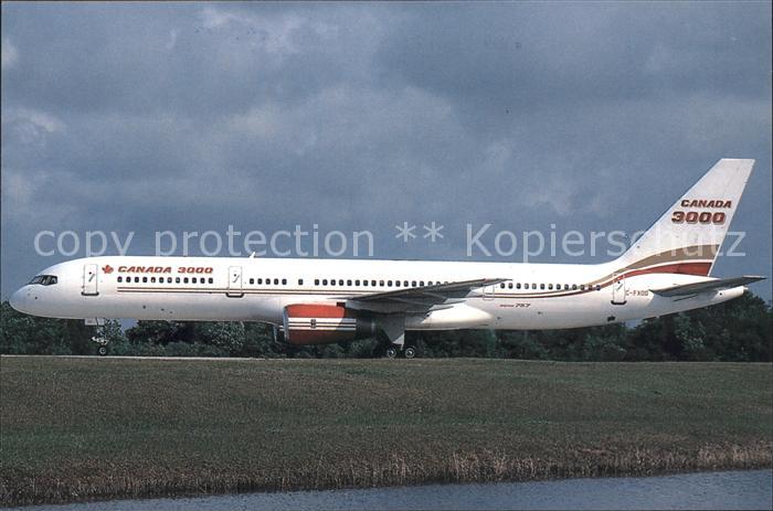 Flugzeuge Zivil Canada 3000 Boeing 757-28A C-FXOD c/n 2