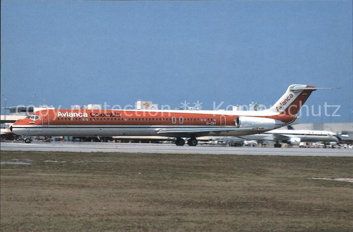 Flugzeuge Zivil Avianca Colombia McDonnell Douglas MD-83 EI-CBY c/n 49944